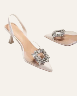 Alternative view of Alina Crystal Pointed Heels