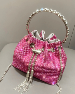 Alternative view of Bianca Crystal Bucket Bag