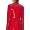 Luxury Red Sequins Pantsuit - Image 5