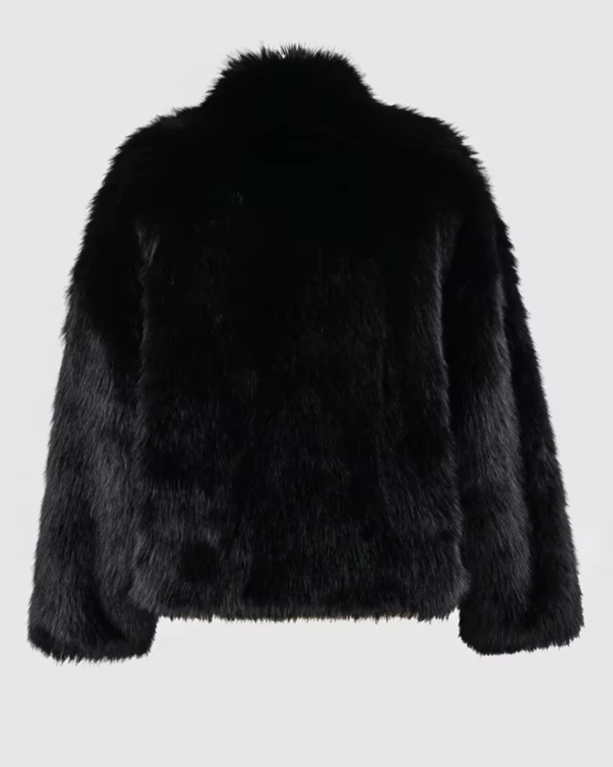 Rosalie Blush Faux Fur Jacket - Image 5