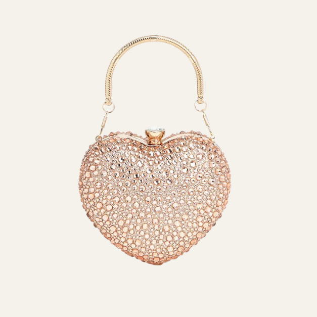 Amour Heart Crystal Clutch - Image 7