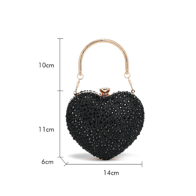 Amour Heart Crystal Clutch - Image 10