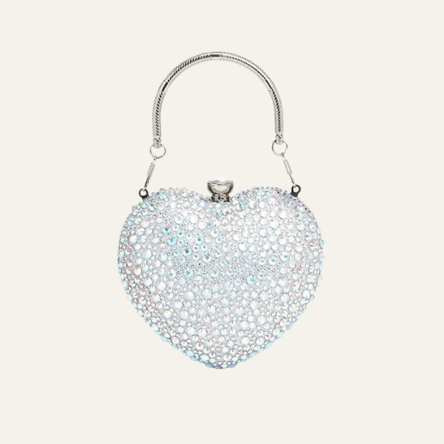 Amour Heart Crystal Clutch - Image 8