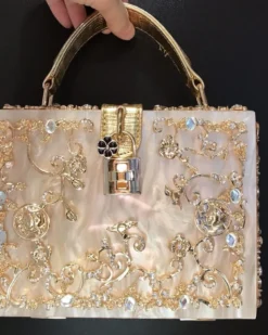 Crystal Box Style Evening Bag 5