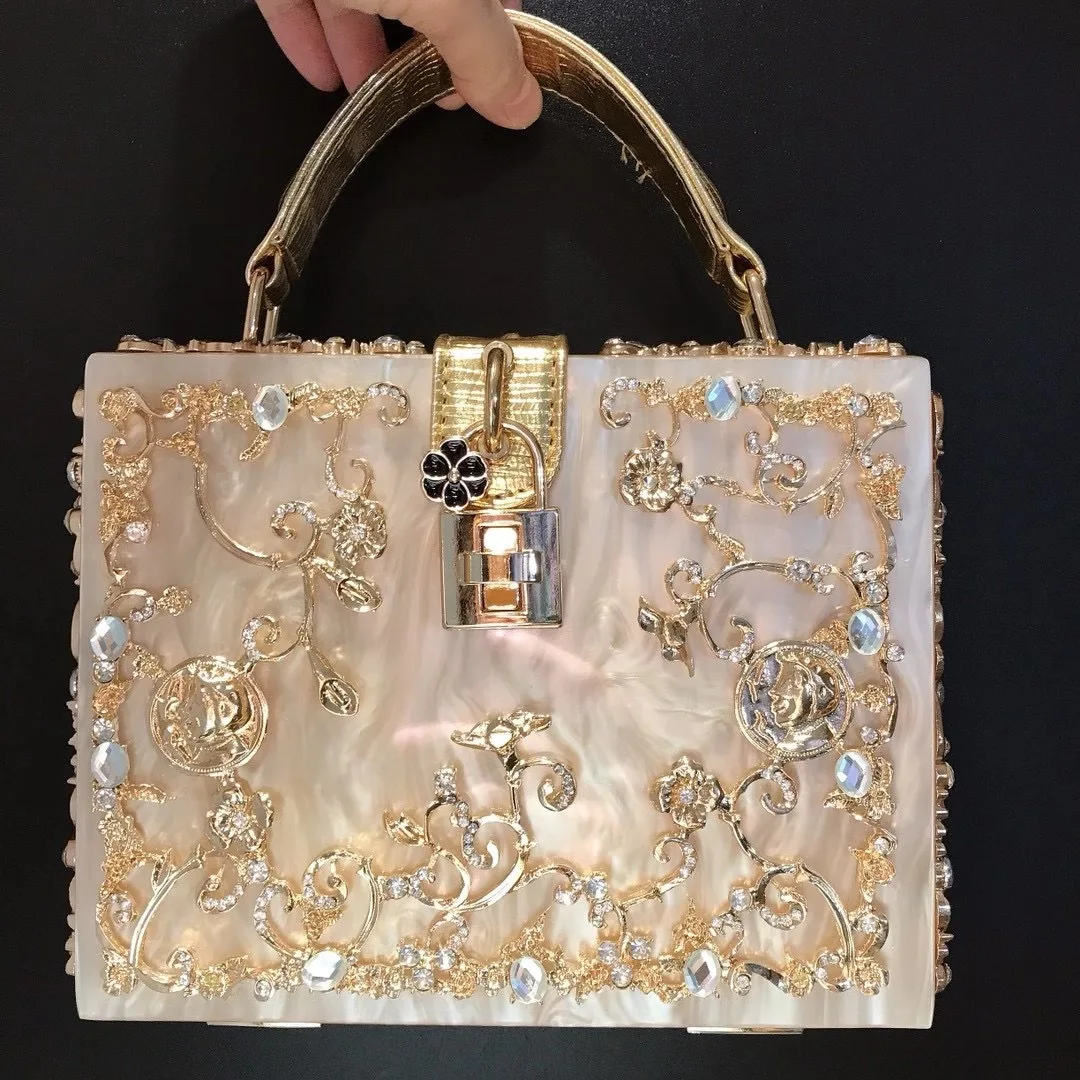 Crystal Box Style Evening Bag 5