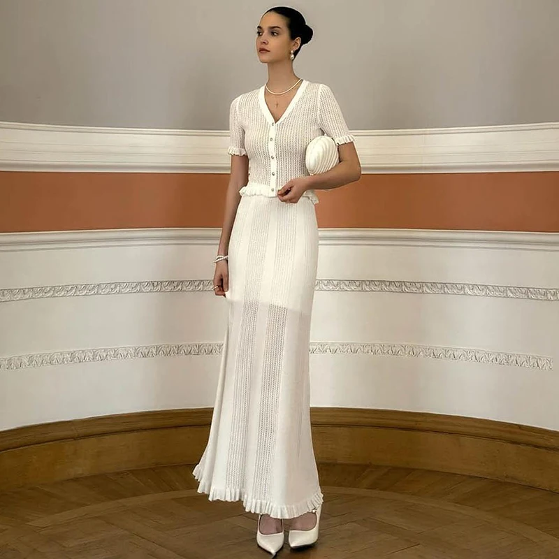 Amelie Knit Resort Skirt Set - Image 4