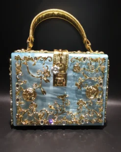 Crystal Box Style Evening Bag 1