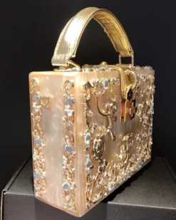 Crystal Box Style Evening Bag 6