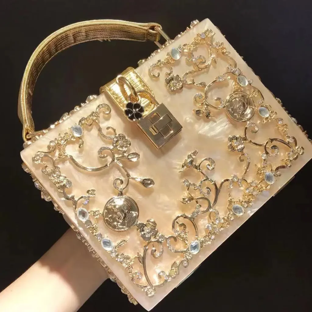 Crystal Box Style Evening Bag 3