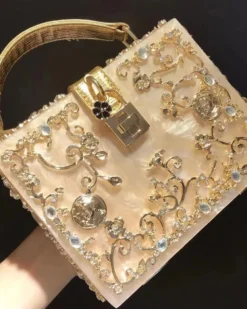 Crystal Box Style Evening Bag 3