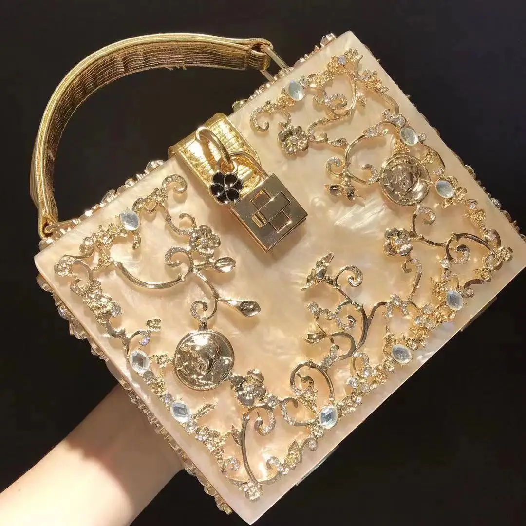 Crystal Box Style Evening Bag 3