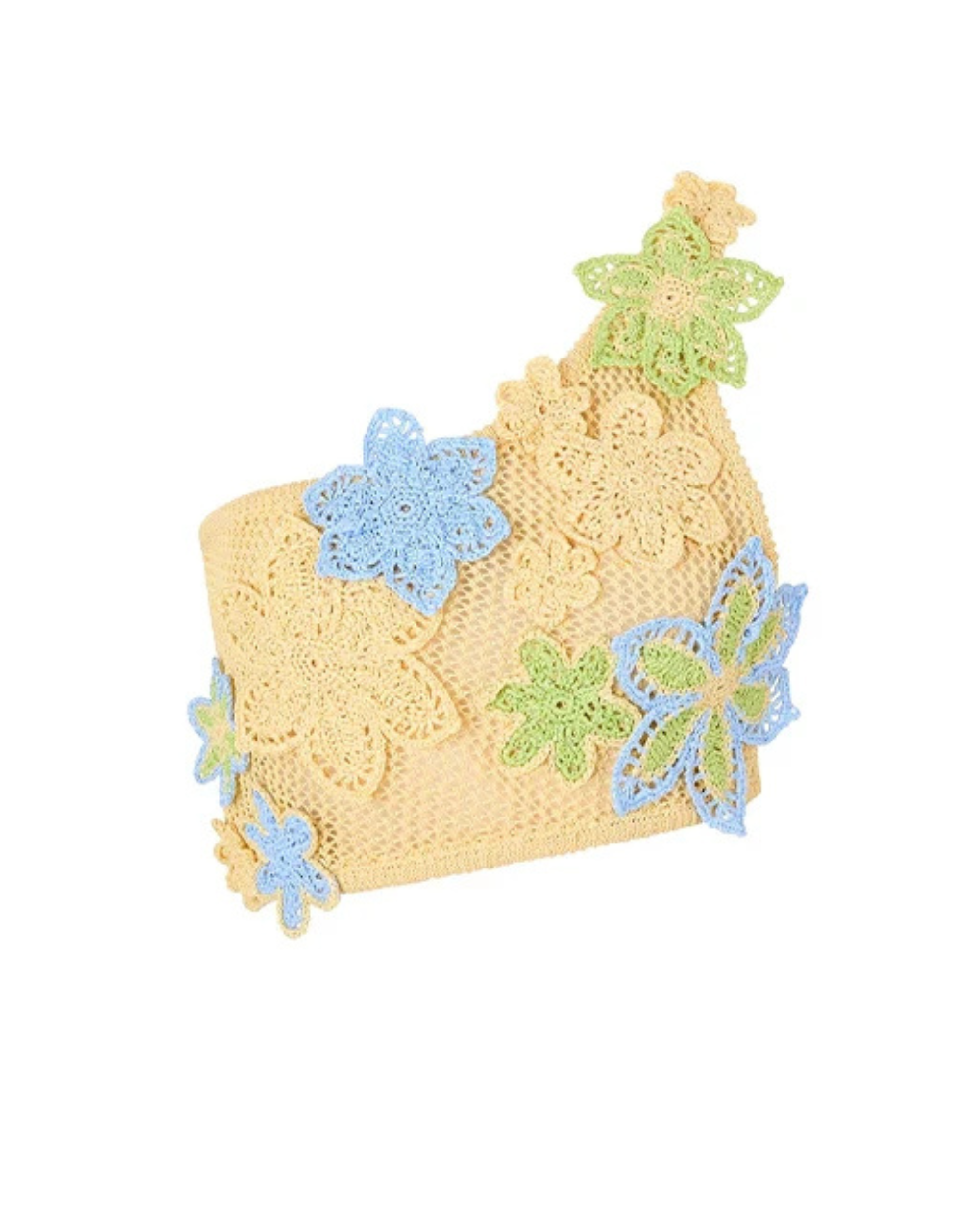Capri Bloom One-Shoulder Crop Top - Image 2