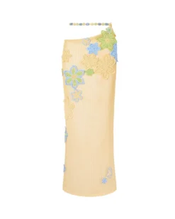 Alternative view of Capri Bloom Crochet Maxi Skirt