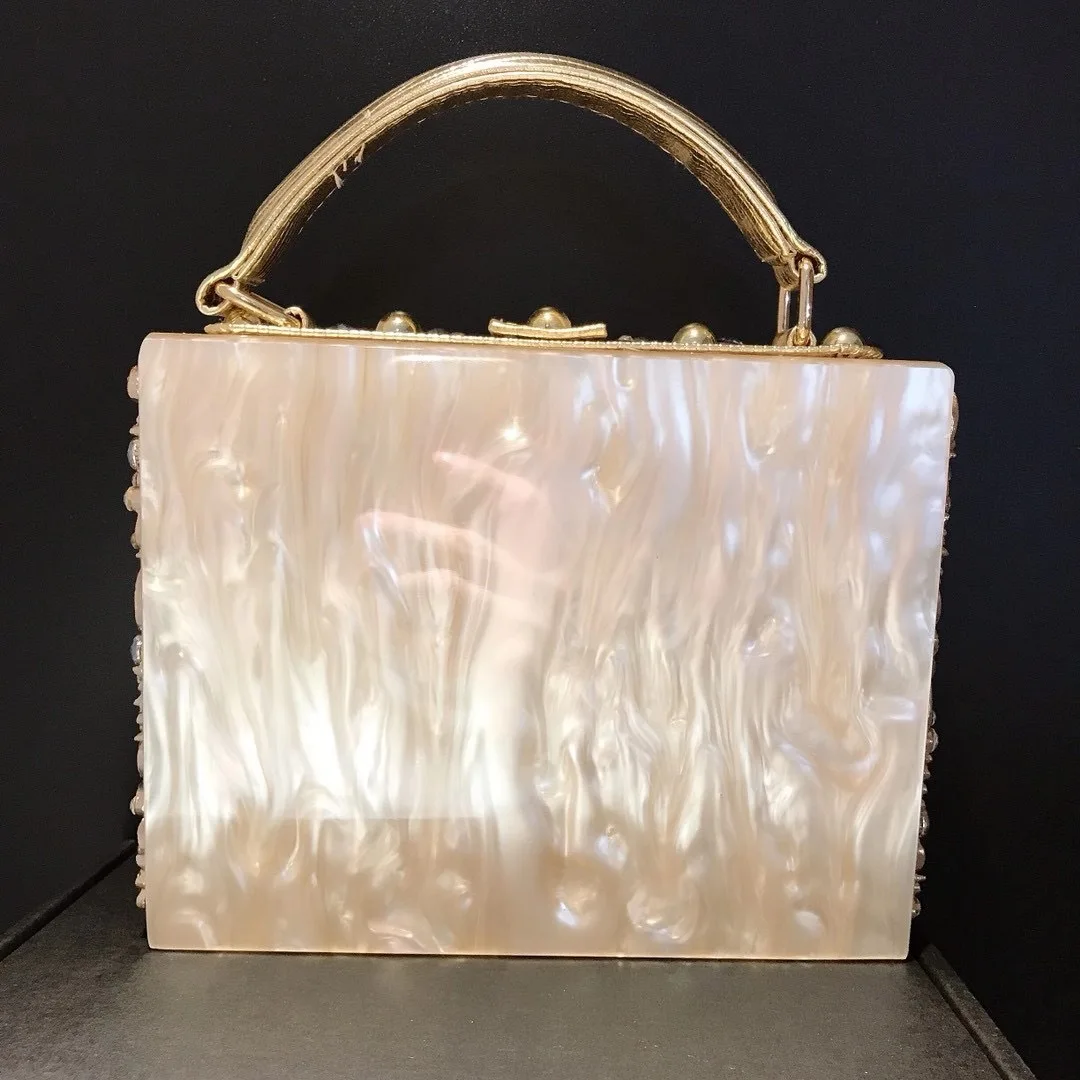 Vivienne Crystal Box Clutch - Image 5