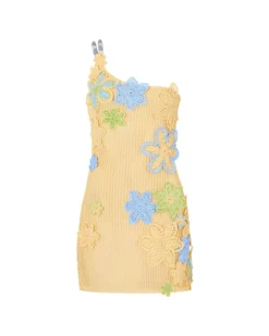 Alternative view of Capri Bloom Crochet Mini Dress
