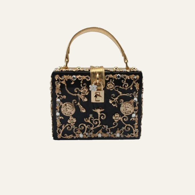 Vivienne Crystal Box Clutch - Image 7