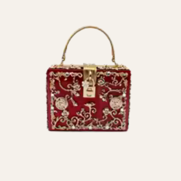 Vivienne Crystal Box Clutch - Image 8