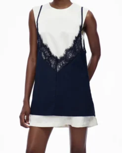 Marcy Lace Layer Mini Dress