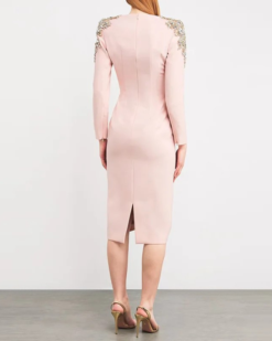 Alternative view of Raya Beaded Elegant Pink Dresses
