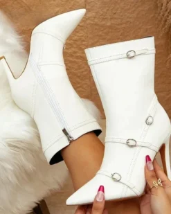 Alternative view of Samantha White Statement Ankle Boots