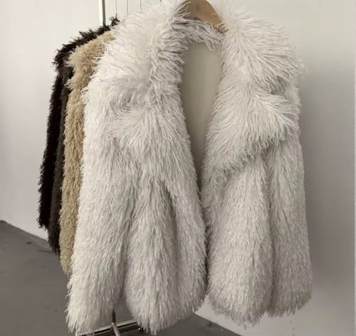 Anastasia Faux Fur Coat - Image 5
