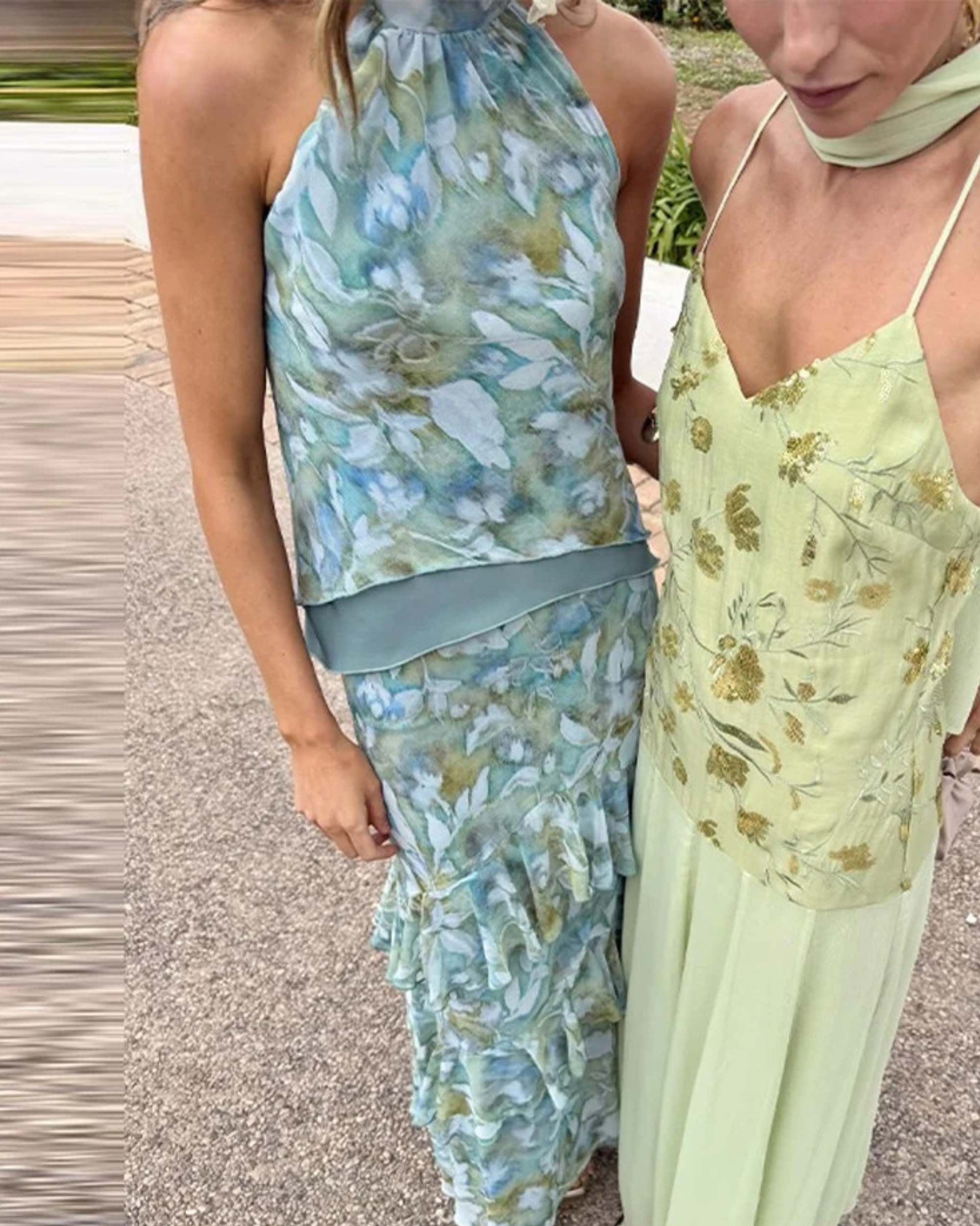 Marina Seafoam Halter Maxi Set - Image 9