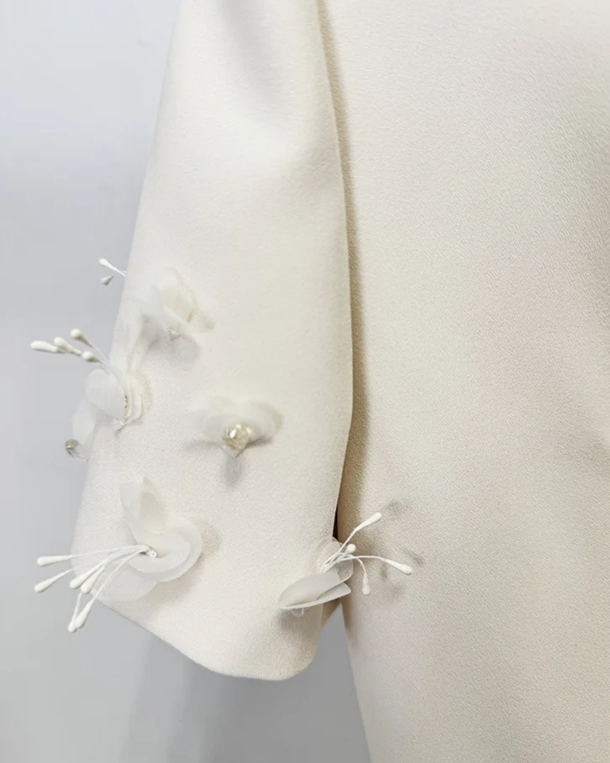Sonya Floral Appliqué Mini Dress - Image 8