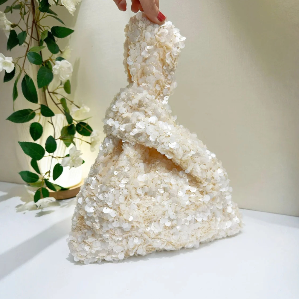 Fia Sequin Mini Hobo Bag