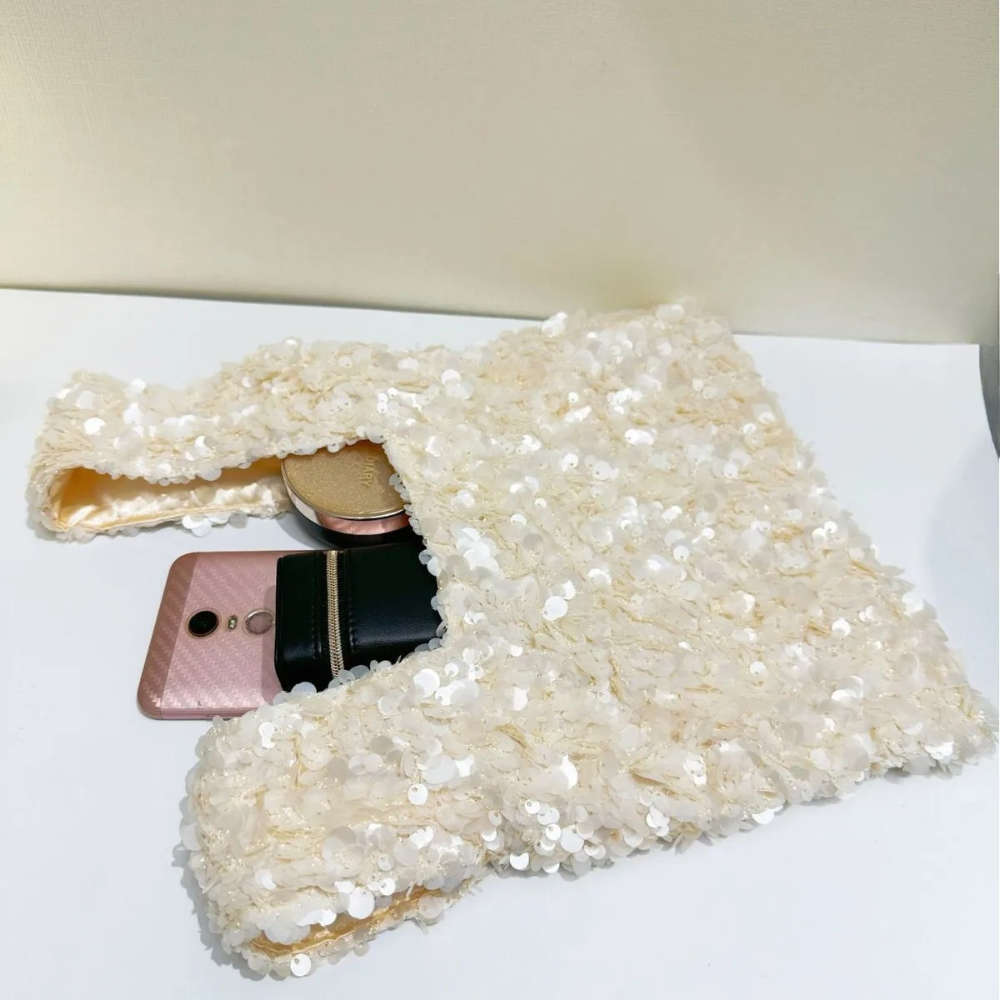 Fia Sequin Mini Hobo Bag - Image 9