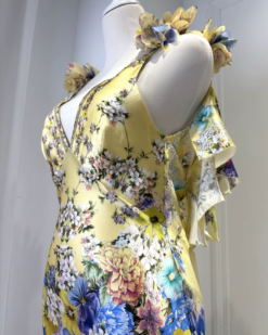 Portofino Silk Floral Maxi Dress