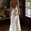 Isabelle Satin Backless