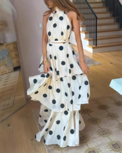 Dalia Polka Dot Ruffle Set