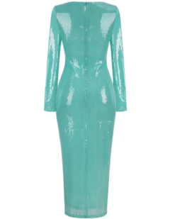 Arielle Turquoise Shimmer Dress