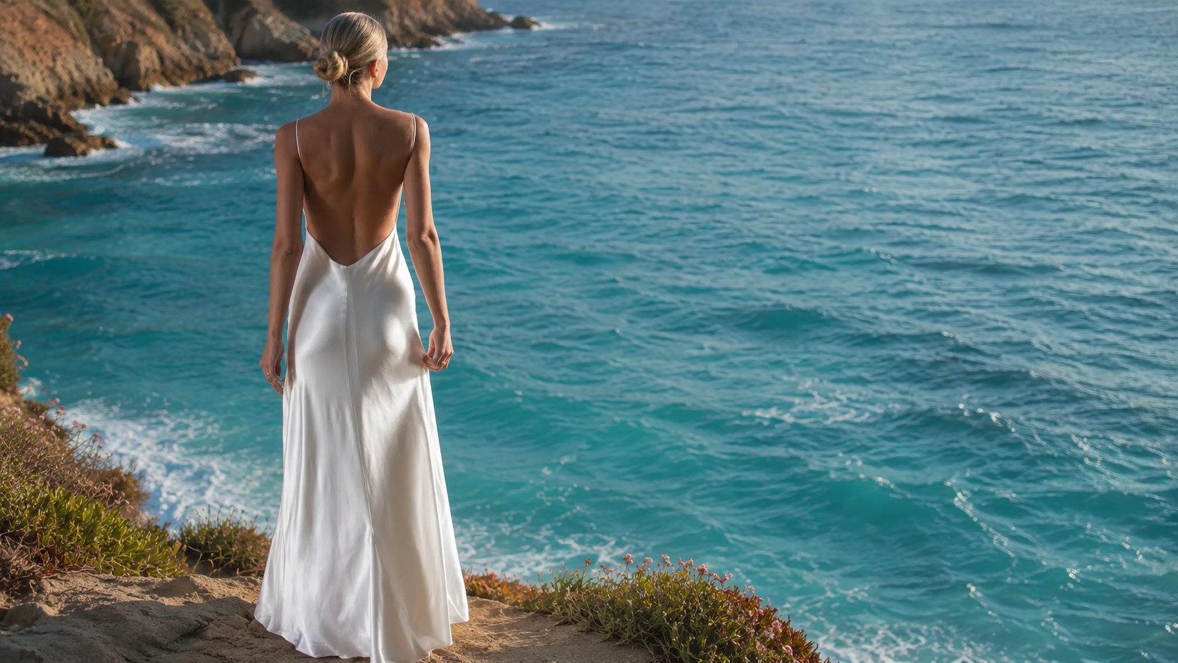 Website Banner with Isabelle White Dress