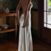 Isabelle Satin Backless Maxi Dress