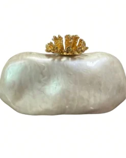 Marielle Pearl Shell Evening Clutch