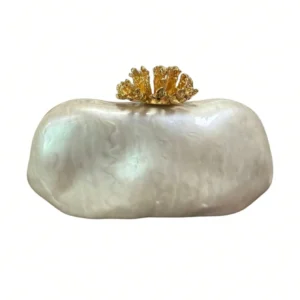 Marielle Pearl Shell Evening Clutch