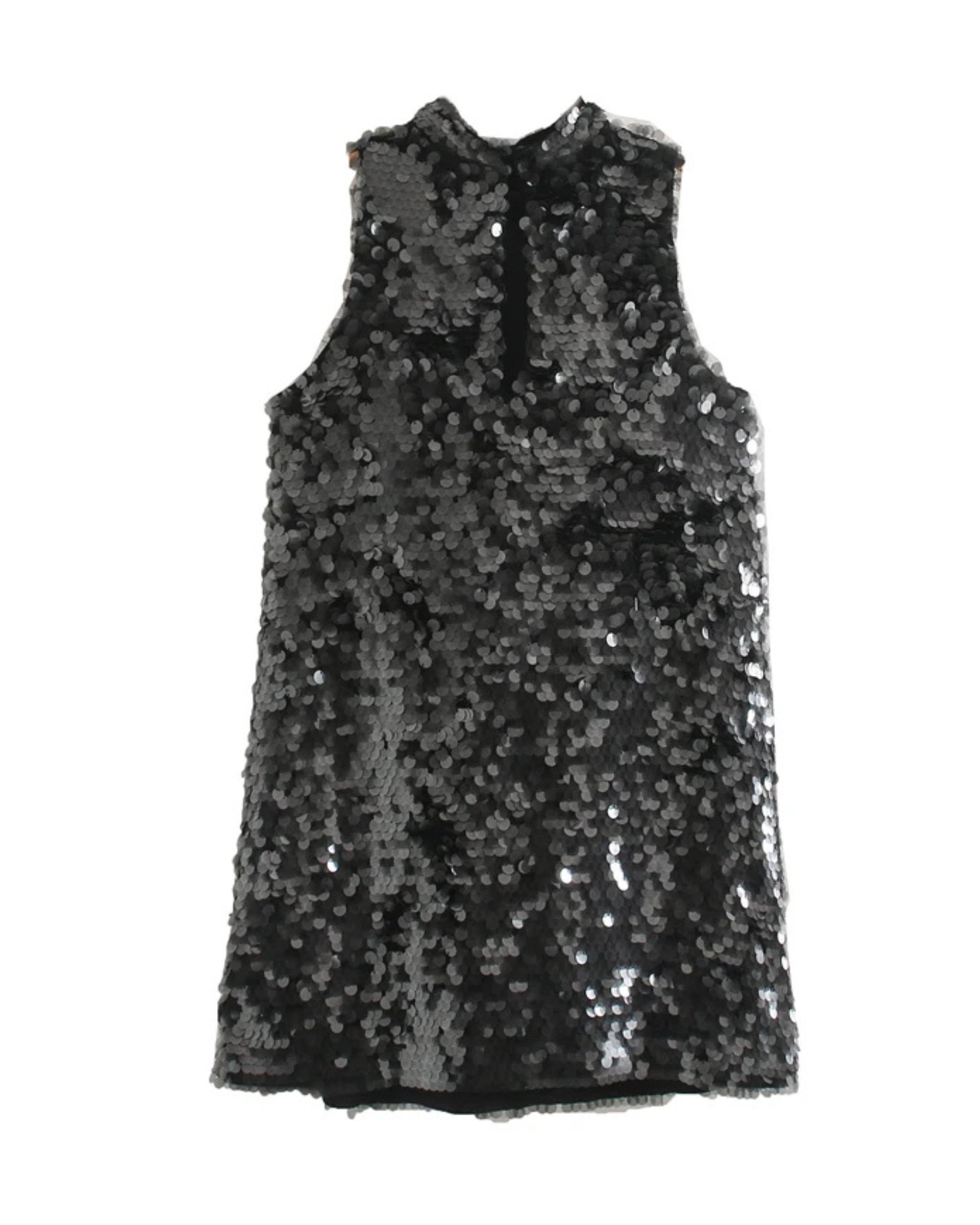 Sabine Sequin Bow Mini Dress