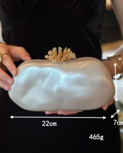 Marielle Pearl Shell Evening Clutch