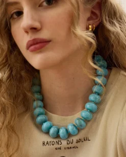 Amaris Chunky Bead Statement Necklace