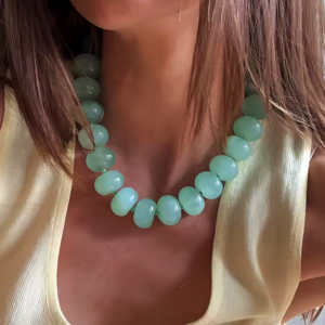 Amaris Chunky Bead Statement Necklace