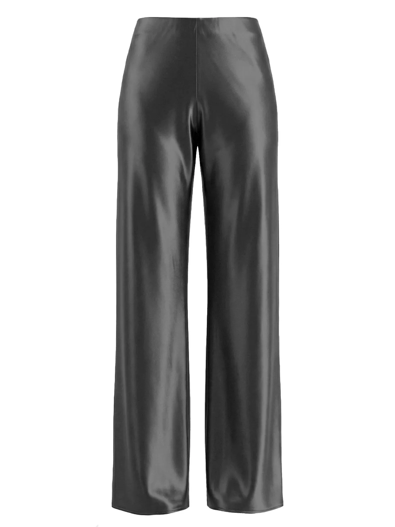 Camillia Satin Wide-Leg Trousers
