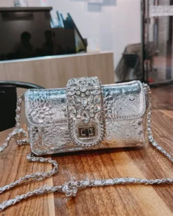 Delphine Crystal Shoulder Bag