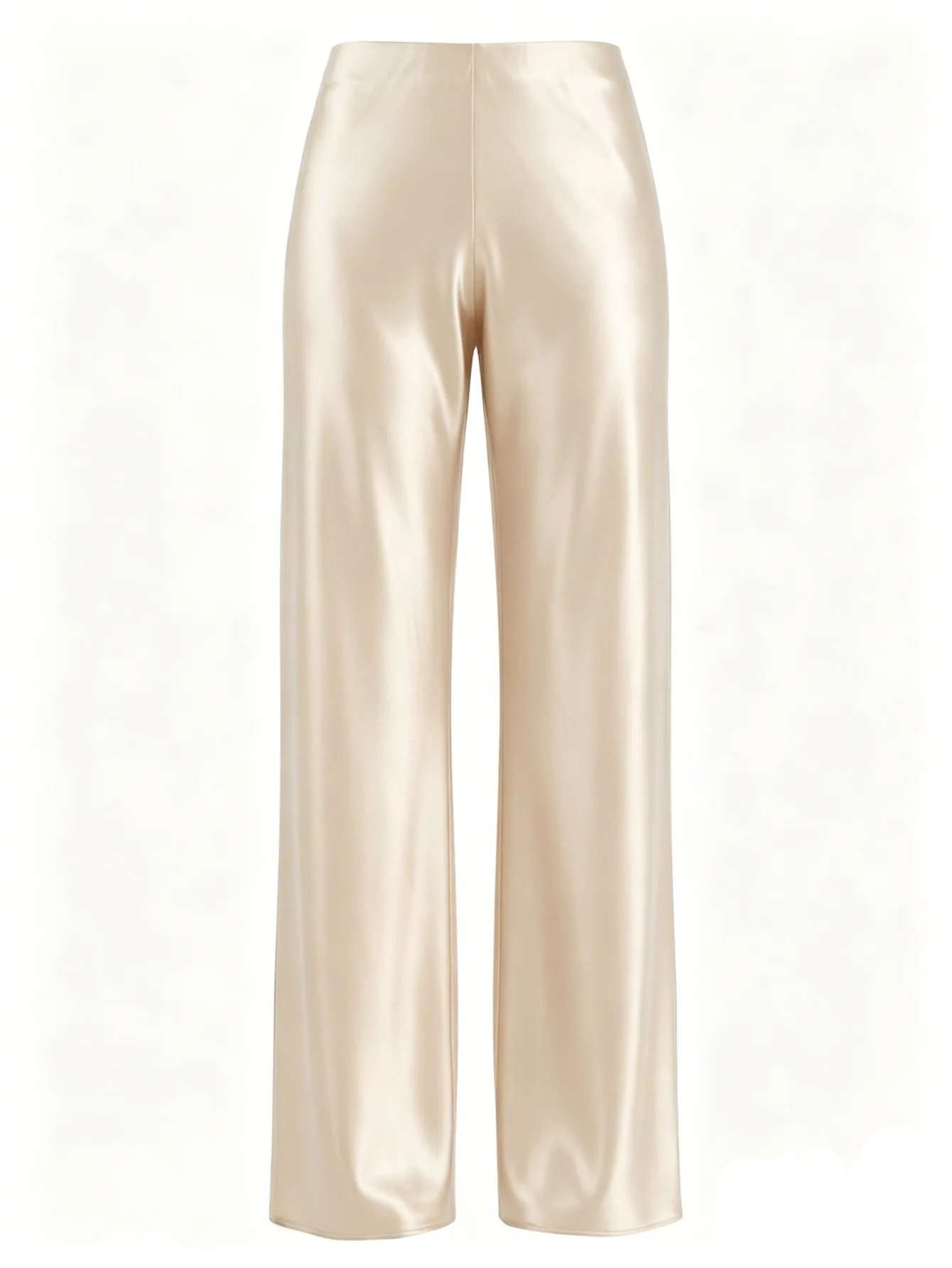 Camillia Satin Wide-Leg Trousers