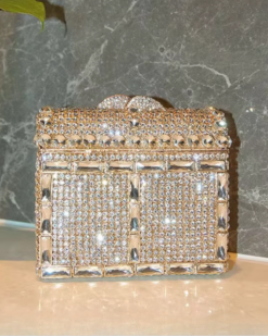 Solenne Crystal Mini Clutch