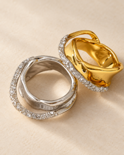 Margaux Sculptural Crystal Ring