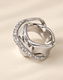 Margaux Sculptural Crystal Ring