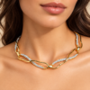 Margaux Sculptural Crystal Necklace