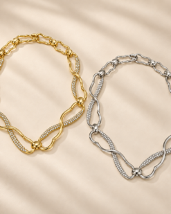 Margaux Sculptural Crystal Necklace