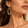 Margaux Sculptural Crystal Earrings